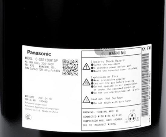  Panasonic Scroll A/C Compressors